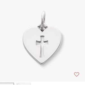 James Avery Crosslet Heart Charm